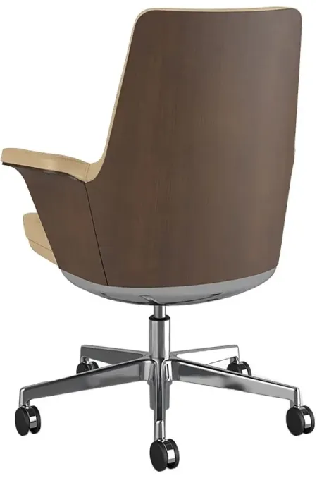 Humanscale Summa Home Office Chair in Walnut/Bone by Humanscaleoration
