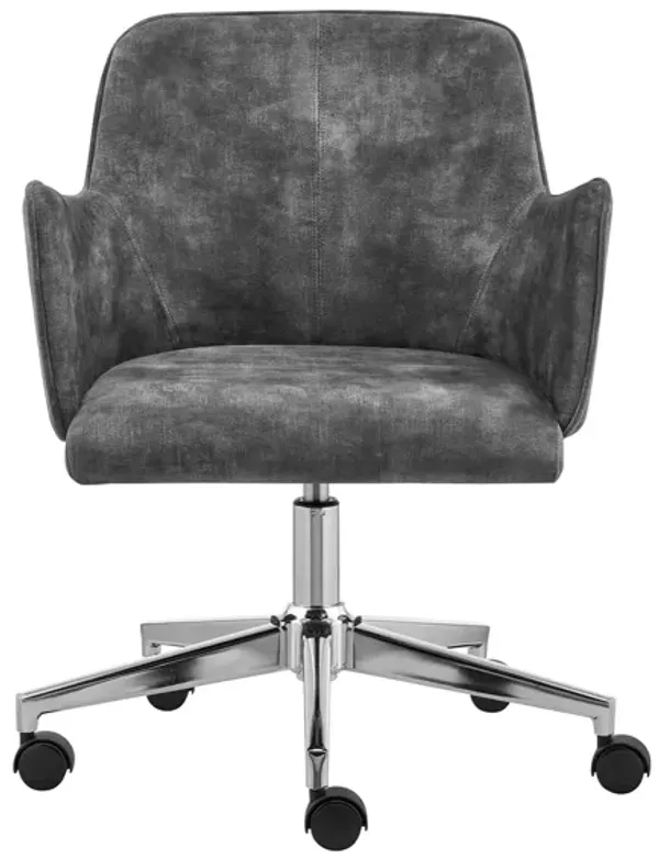 Sunny Velvet Office Chair