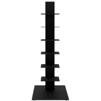 Sapiens 38" Bookcase Tower in Anthracite by EuroStyle
