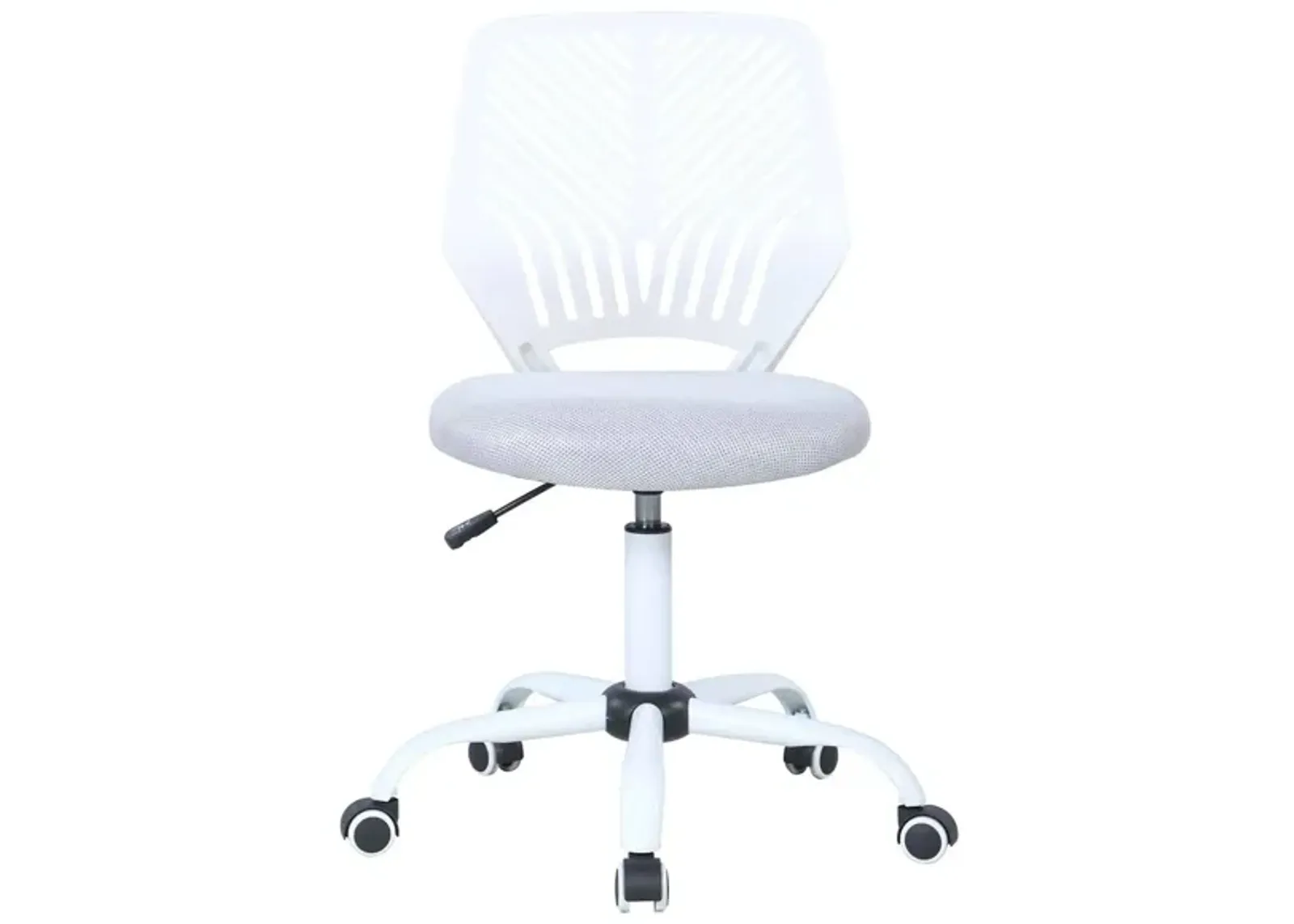 Browning Computer Chair in Matte White by Chintaly Imports