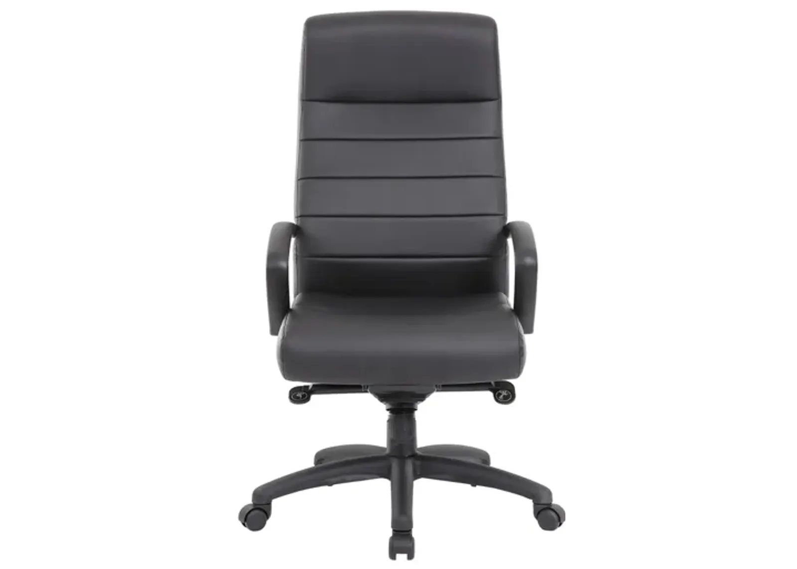 Sadol Executive Office Chair in Black Leather; Black by Coe Distributors