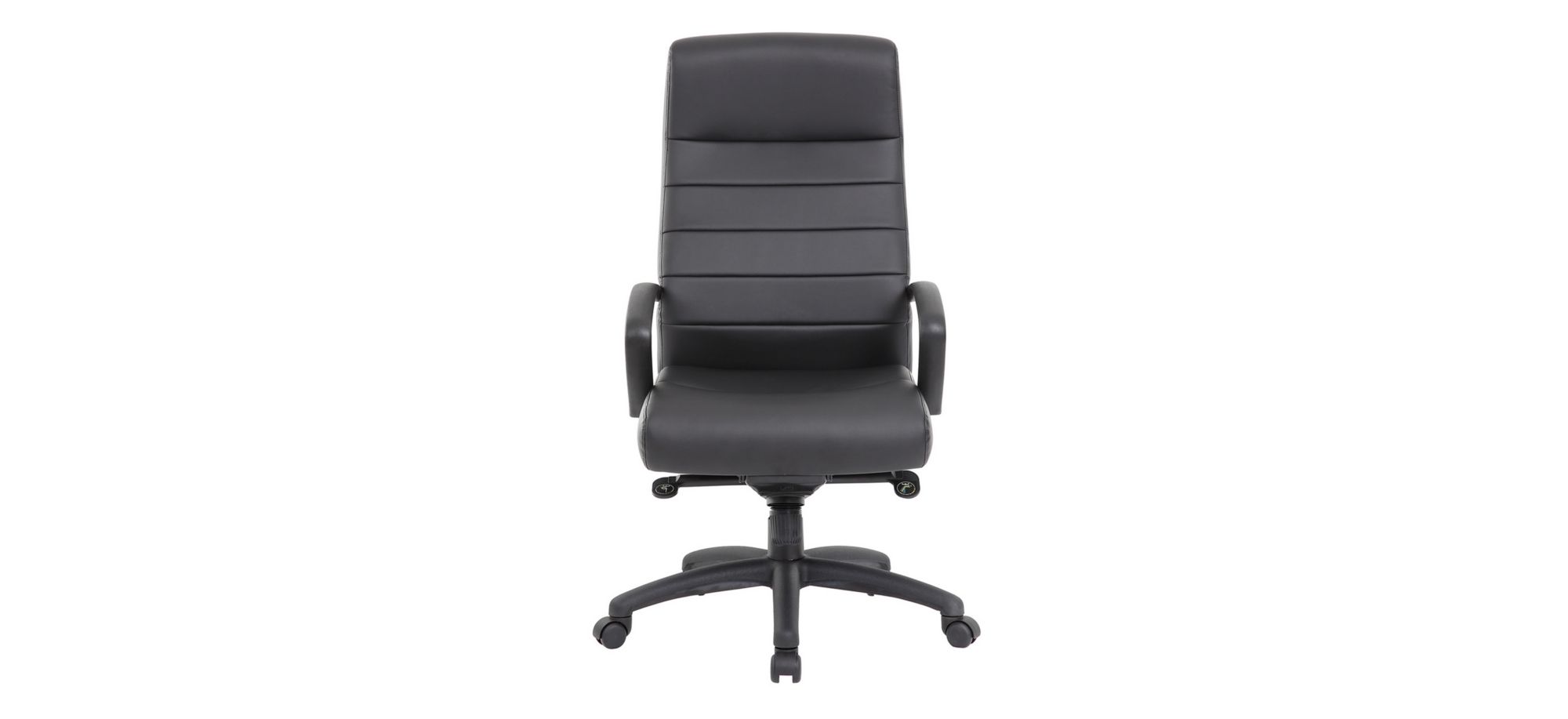 Sadol Executive Office Chair in Black Leather; Black by Coe Distributors