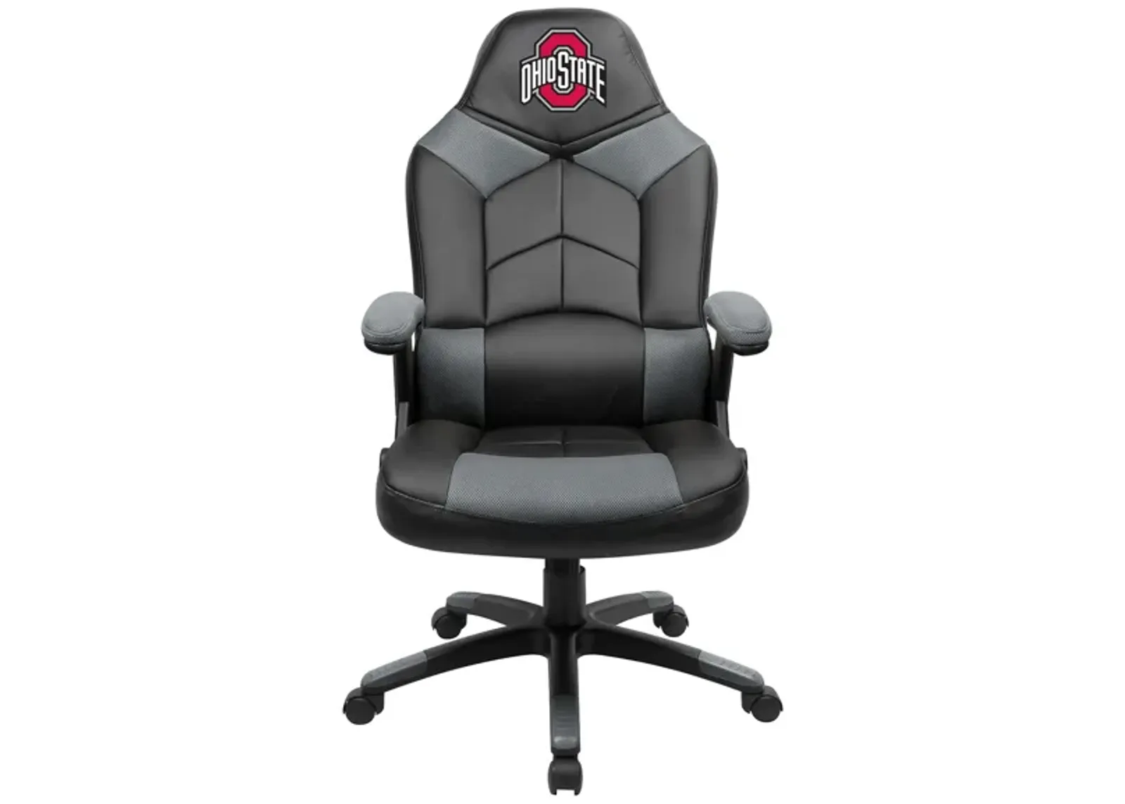 NCAA Faux Leather Oversized Gaming Chair in Ohio State by Imperial International