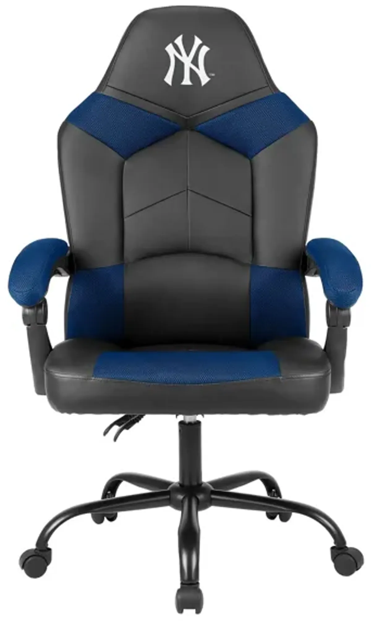 MLB Faux Leather Oversized Gaming Chair in New York Yankees by Imperial International