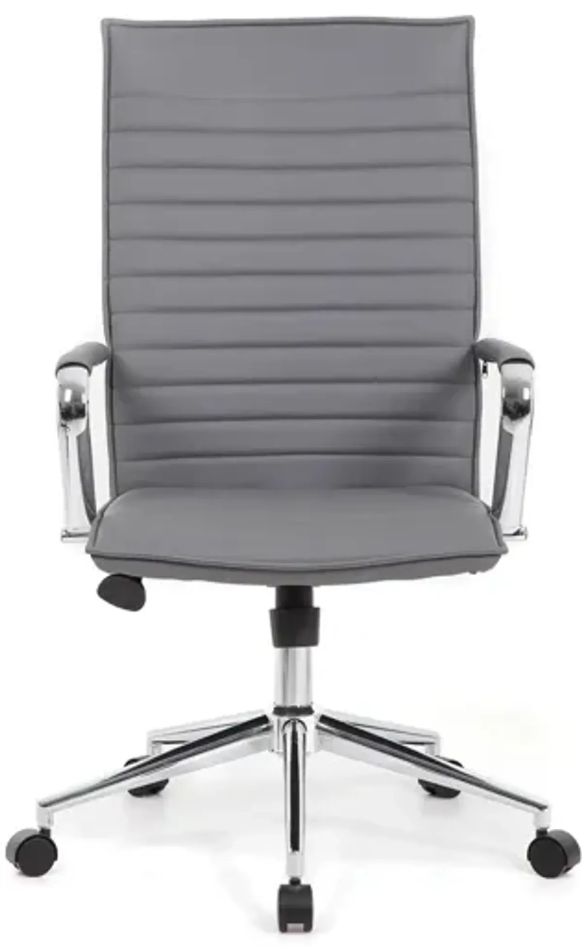 Ealdormere Executive Task Chair in Gray; Chrome by Coe Distributors