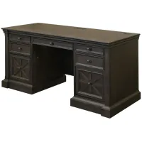 Kingston Traditional Credenza in Dark Brown by Martin Furniture