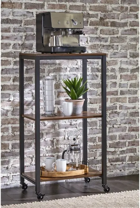 Bevinfield Bar Cart in Brown/Black by Ashley Express
