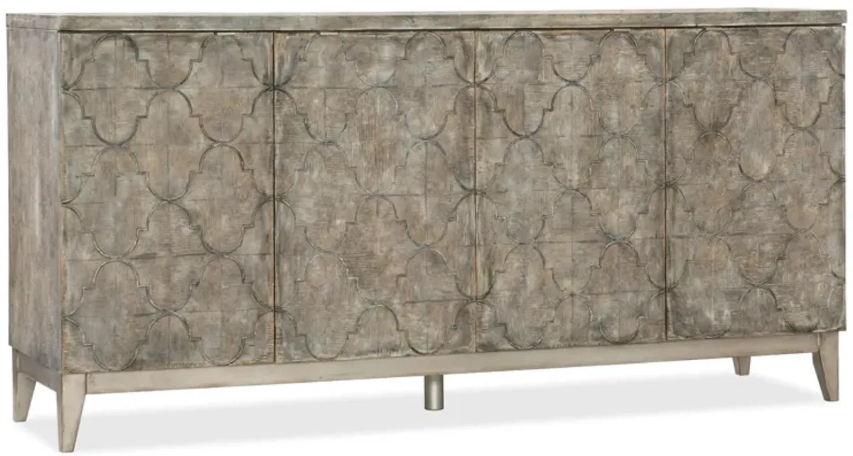 Melange Fairfax Credenza in Medium Wood by Hooker Furniture