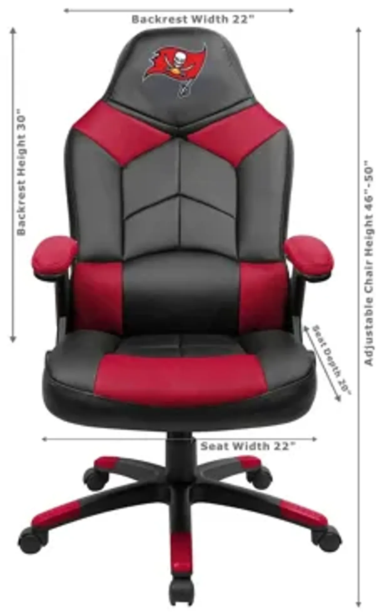 NFL Faux Leather Oversized Gaming Chair