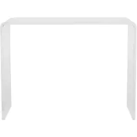 Veobreen 40" Console Table/Desk in Clear by EuroStyle