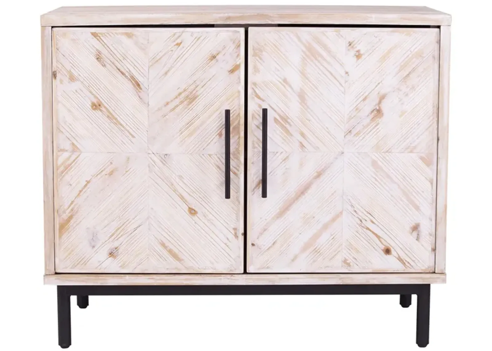 Wilton Reclaimed Wood Anywhere Cabinet in Off-White by SEI Furniture