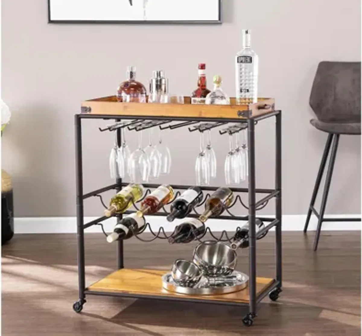 Boston Bar Cart