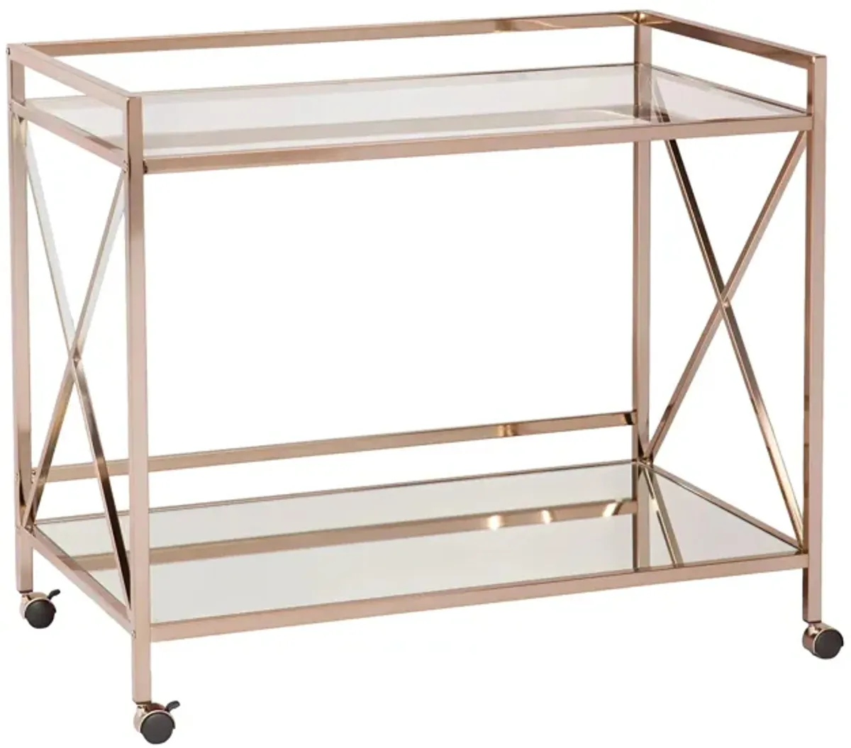 Hardwig Bar Cart in Gold by SEI Furniture