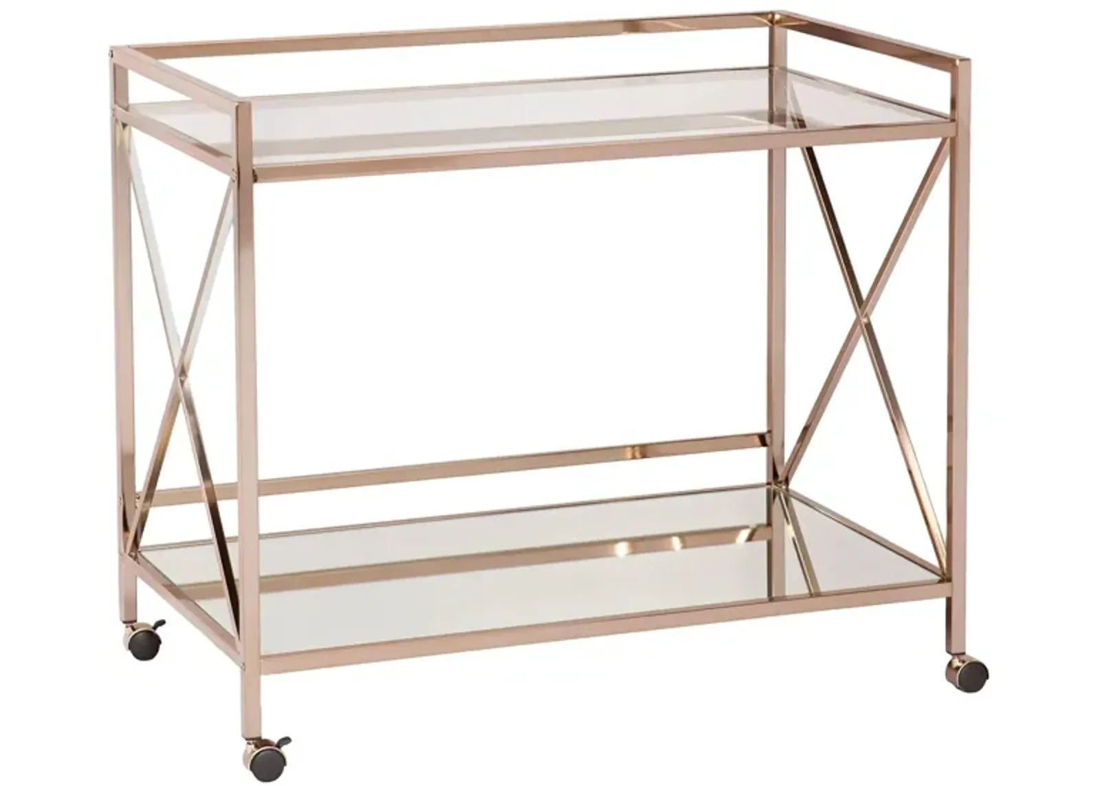 Hardwig Bar Cart in Gold by SEI Furniture