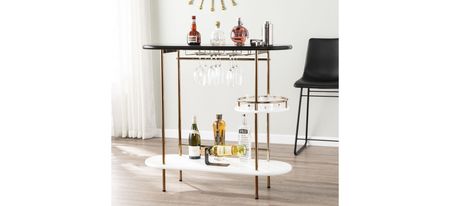 Cannock Wine/Bar Table in Champagne by SEI Furniture