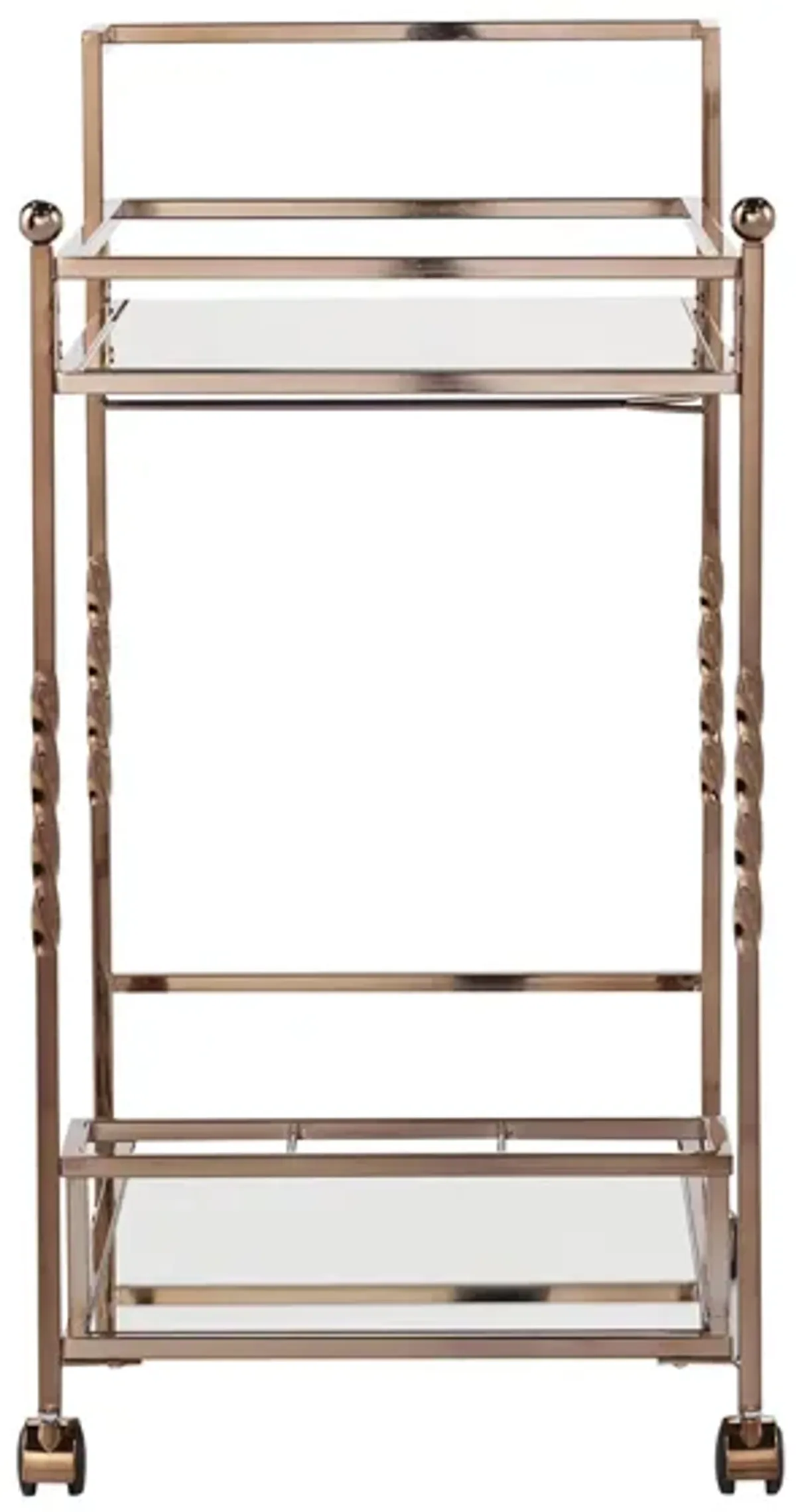 Bilston Bar Cart in Champagne by SEI Furniture