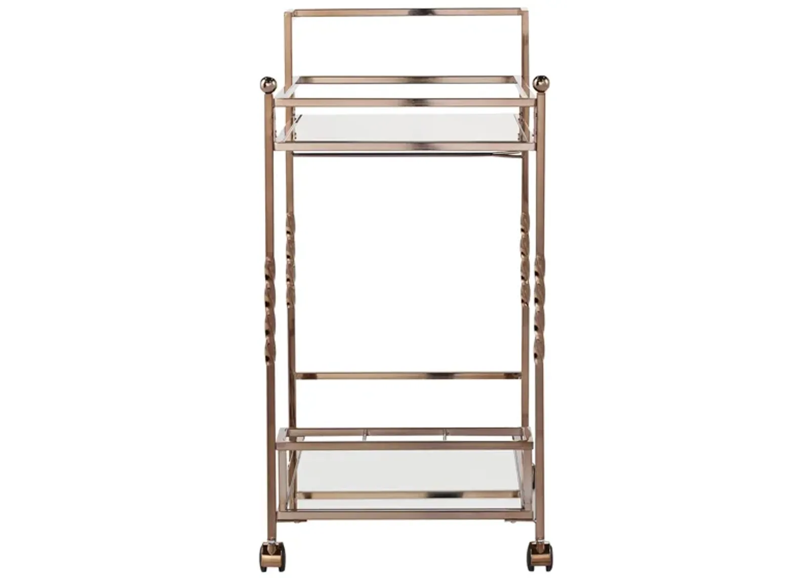 Bilston Bar Cart in Champagne by SEI Furniture