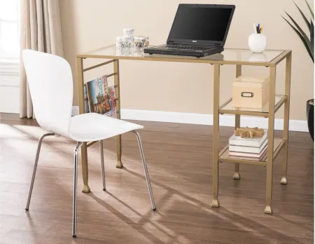 Bexley Writing Desk in Gold by SEI Furniture