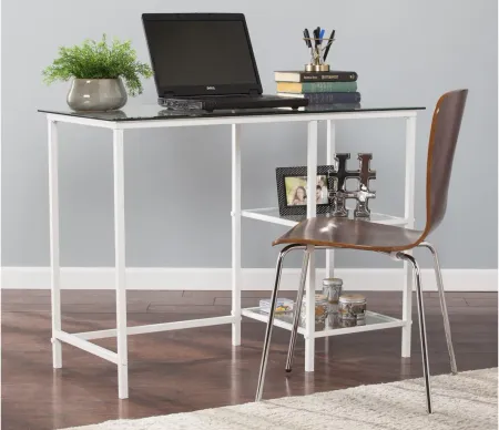 Scarlet Layton Desk in White by SEI Furniture