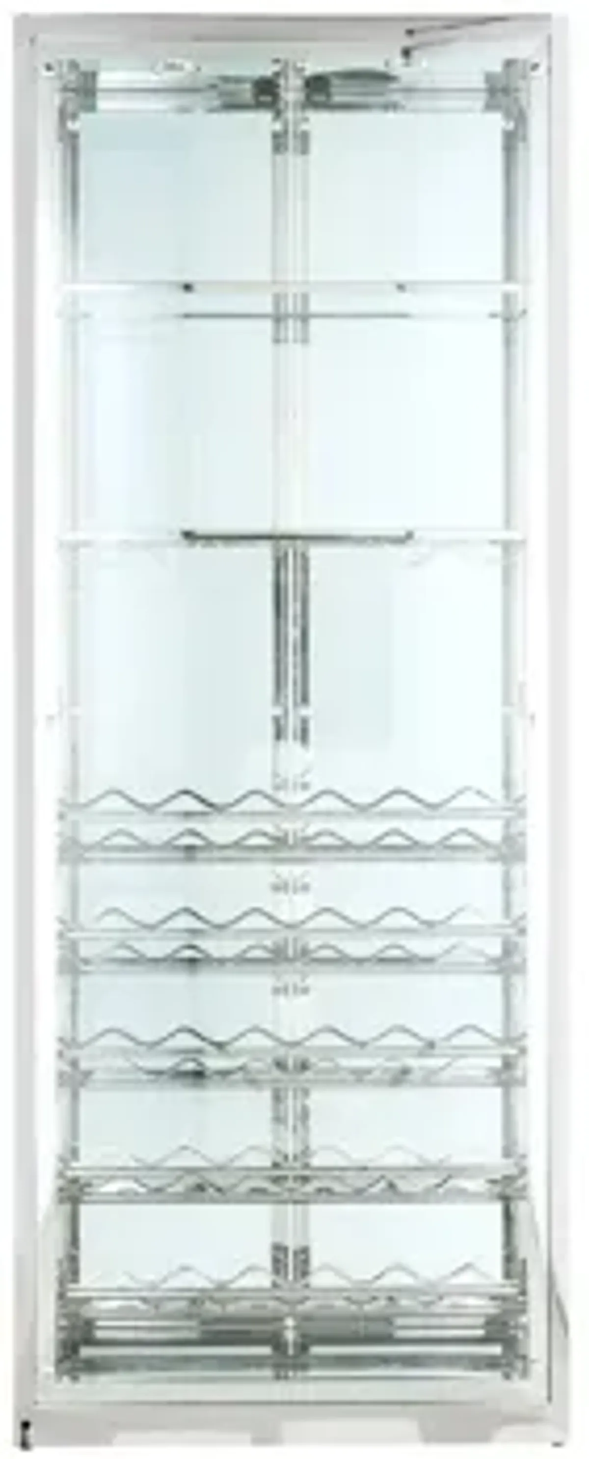 Southlake Glass Curio w/ Wine Racks