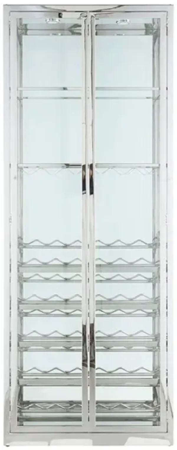 Southlake Glass Curio w/ Wine Racks
