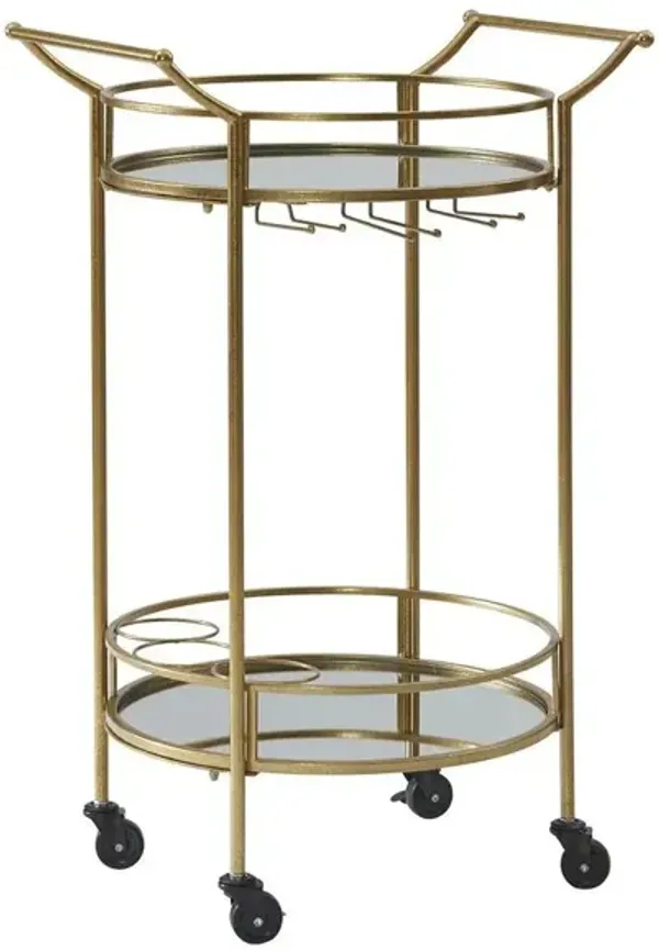 Ulla Round Bar Cart