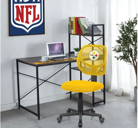 NFL Armless Task Chair in Pittsburg Steelers by Imperial International