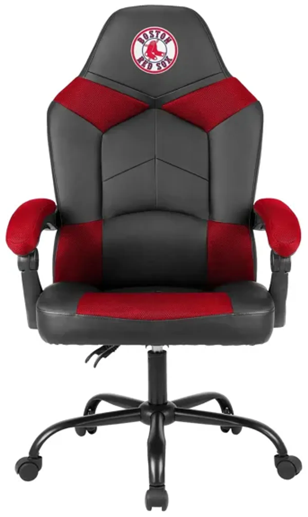 MLB Faux Leather Oversized Gaming Chair in Boston Red Sox by Imperial International