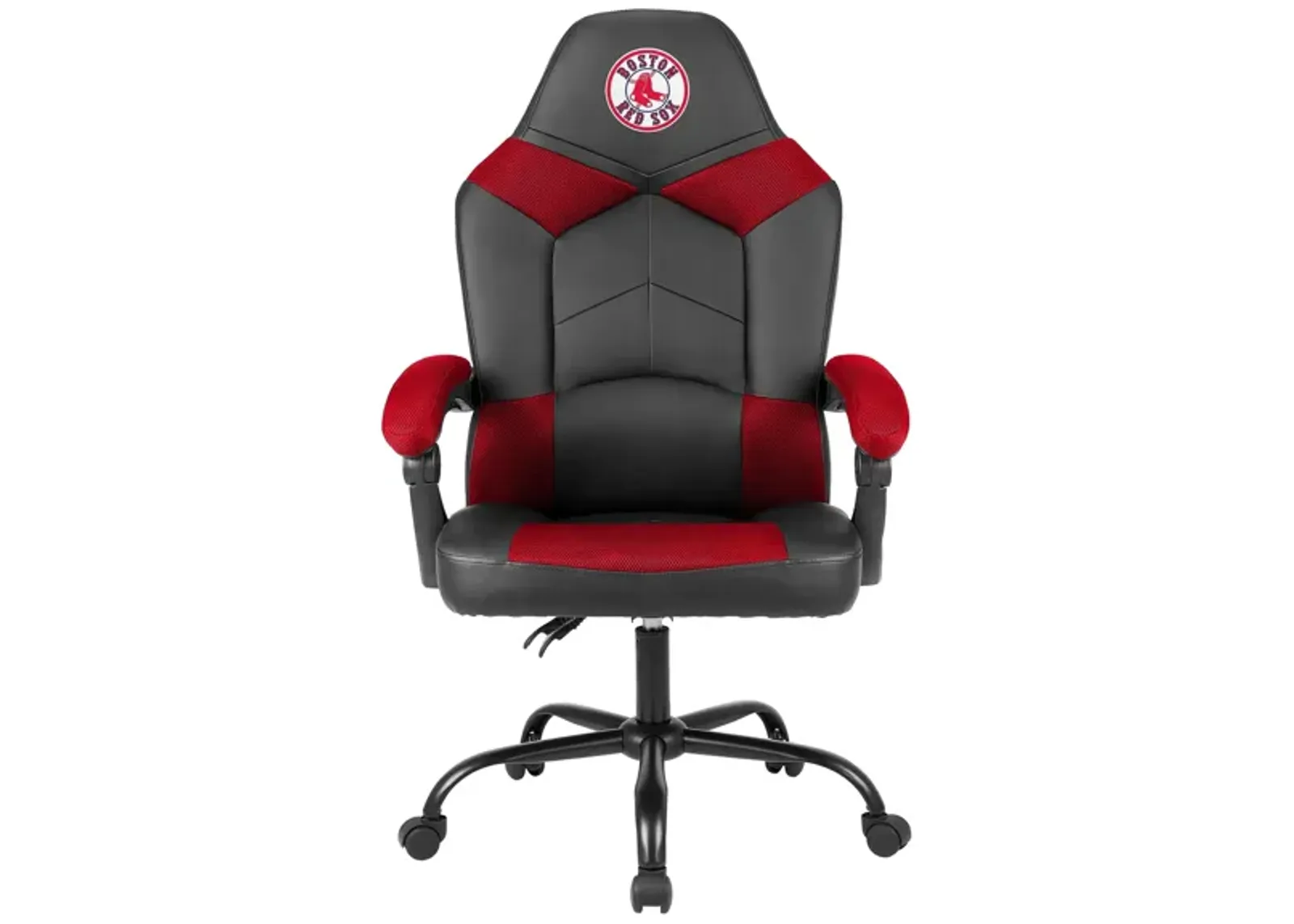 MLB Faux Leather Oversized Gaming Chair in Boston Red Sox by Imperial International