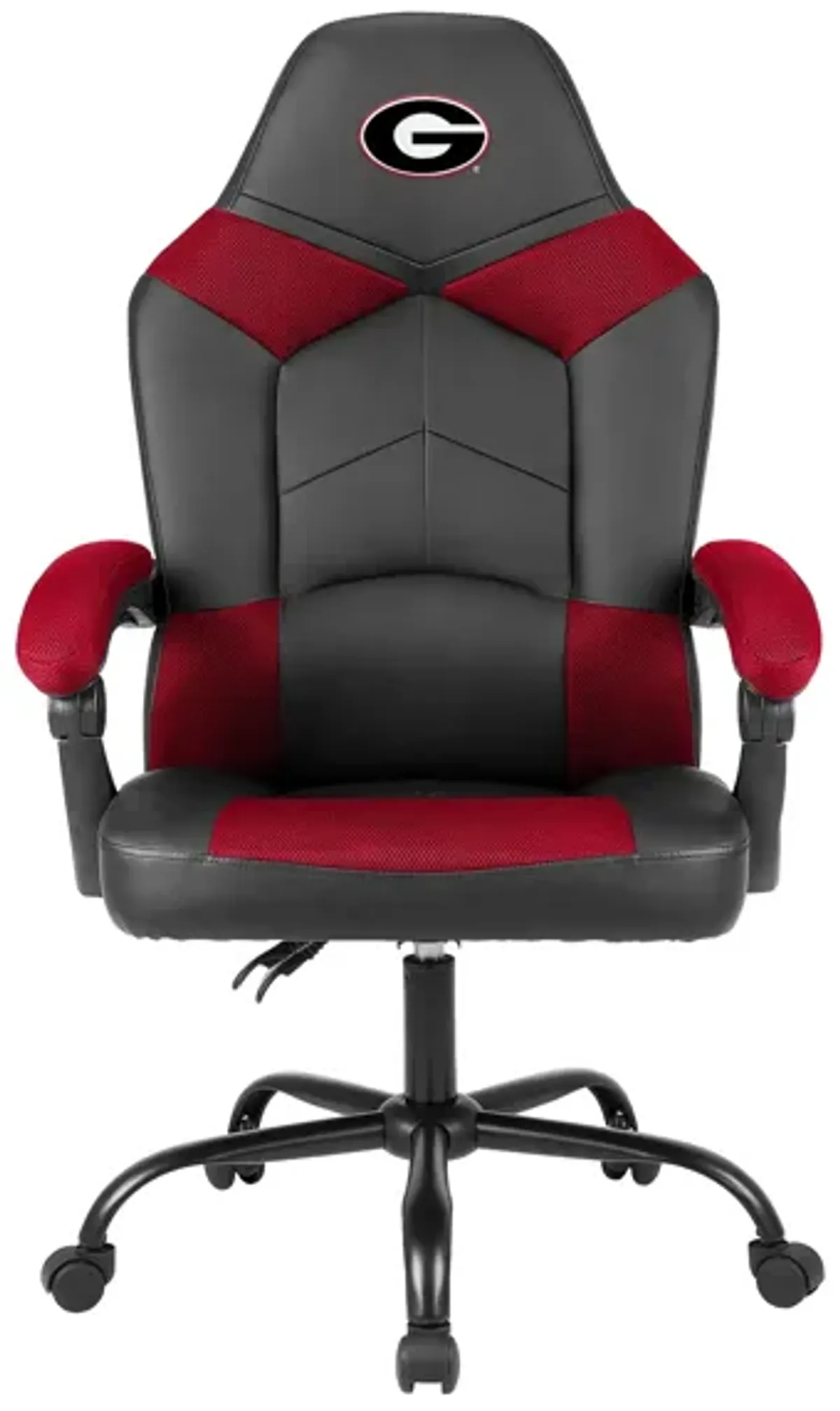 NCAA Faux Leather Oversized Gaming Chair in University Of Georgia by Imperial International