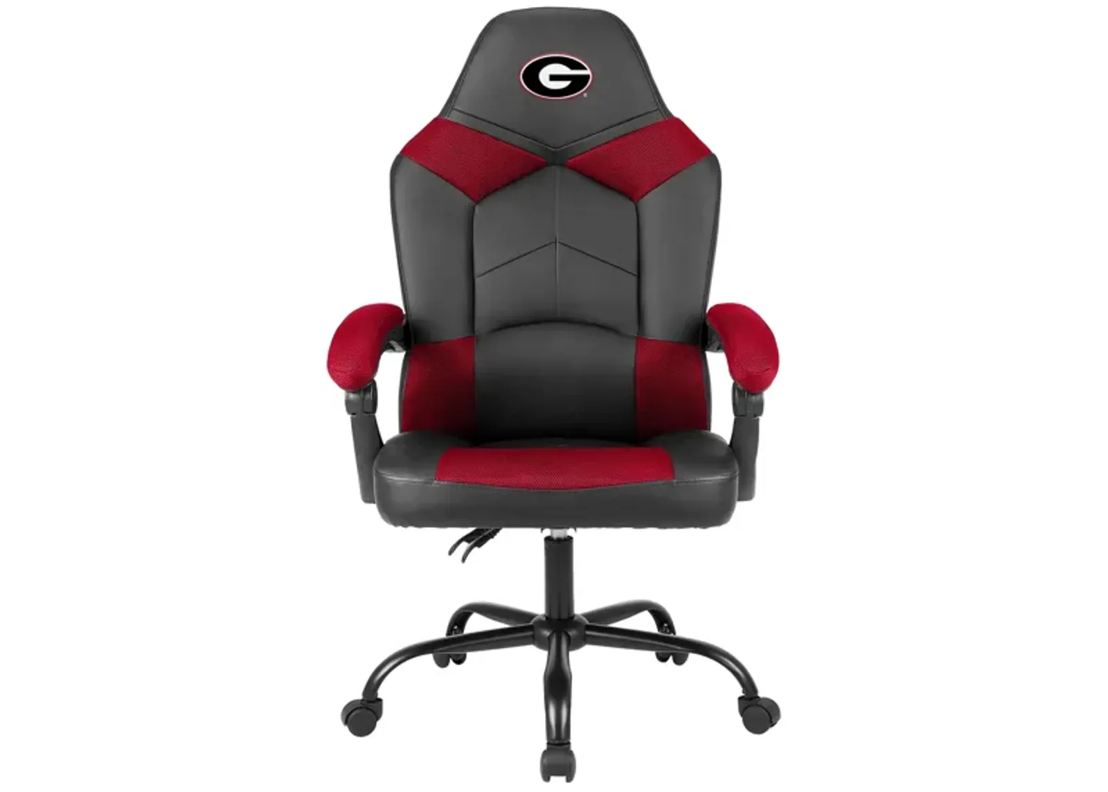 NCAA Faux Leather Oversized Gaming Chair in University Of Georgia by Imperial International