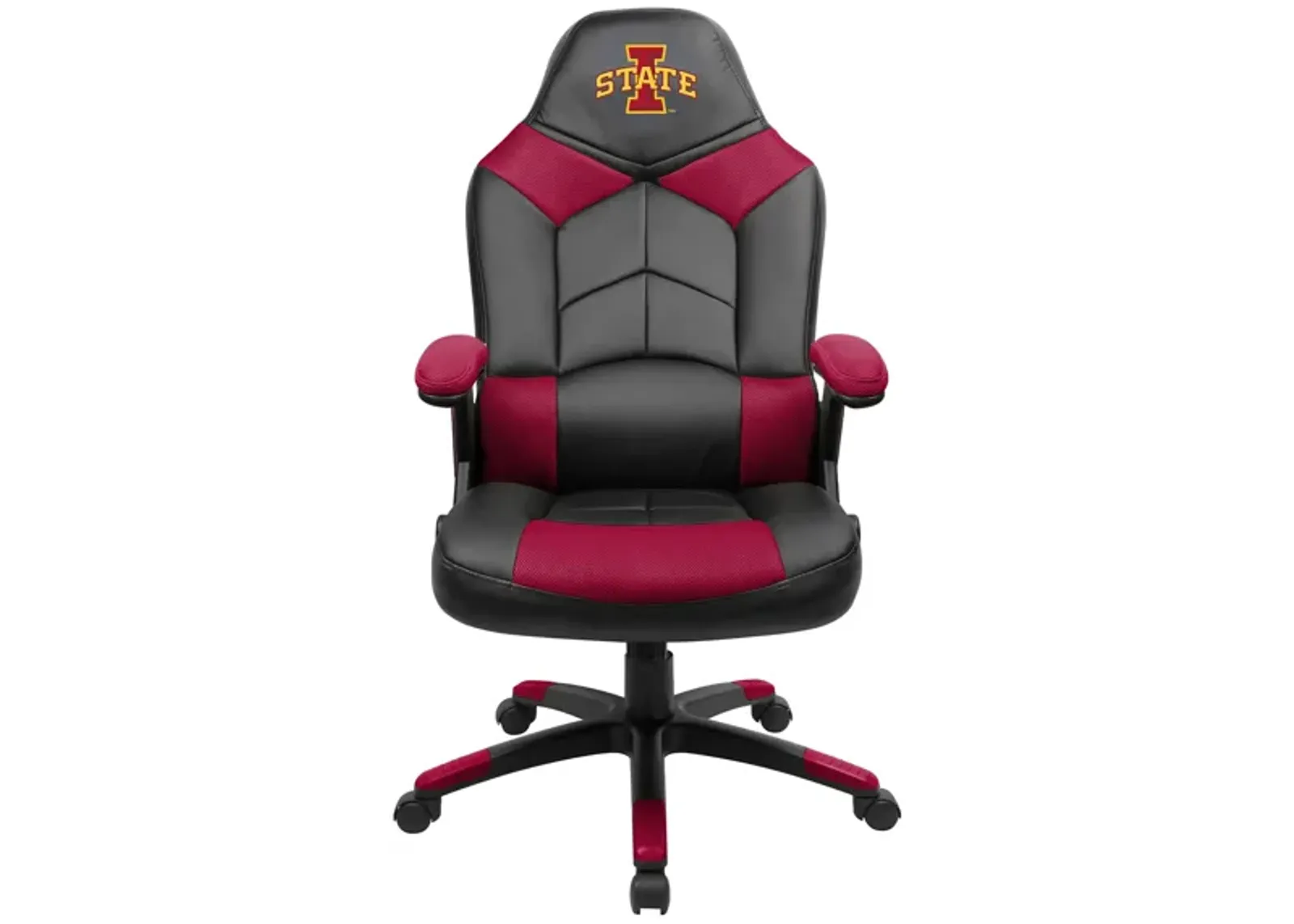 NCAA Faux Leather Oversized Gaming Chair in Iowa State by Imperial International