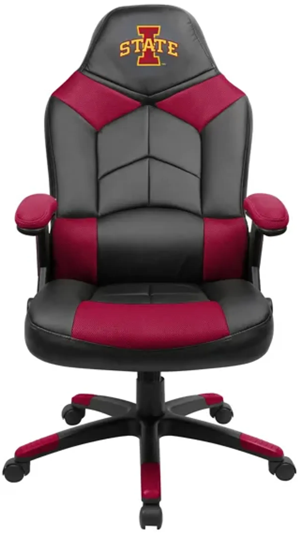 NCAA Faux Leather Oversized Gaming Chair in Iowa State by Imperial International