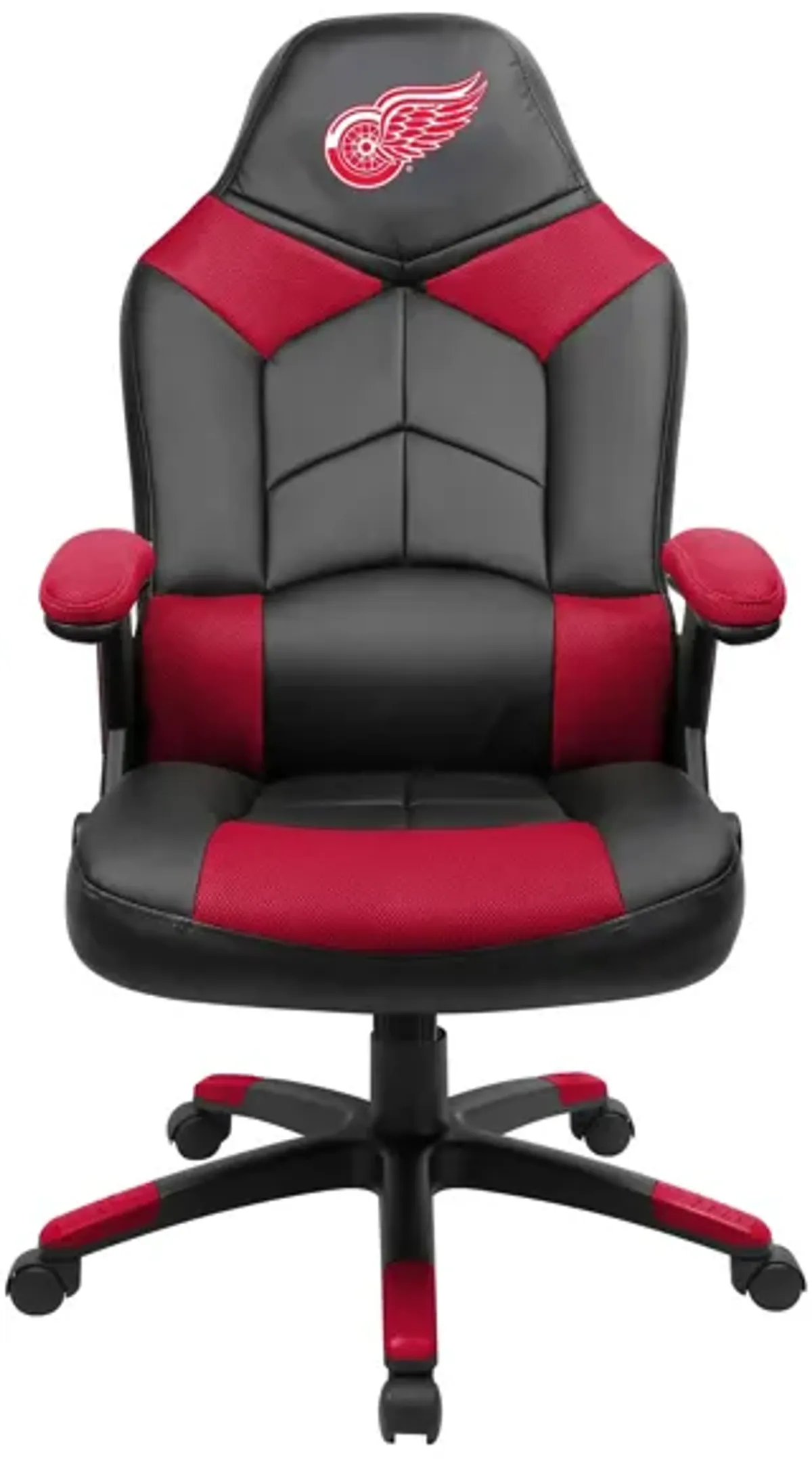 NHL Faux Leather Oversized Gaming Chair in Detroit Redwings by Imperial International