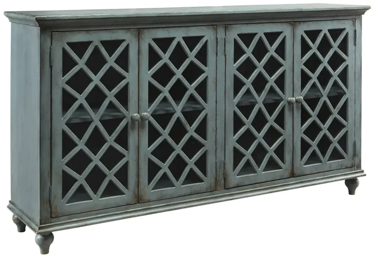 Mirimyn Console Cabinet w/ Lattice Doors