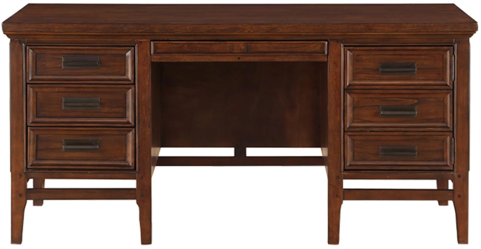 Tamsin Executive Desk in Brown cherry by Homelegance