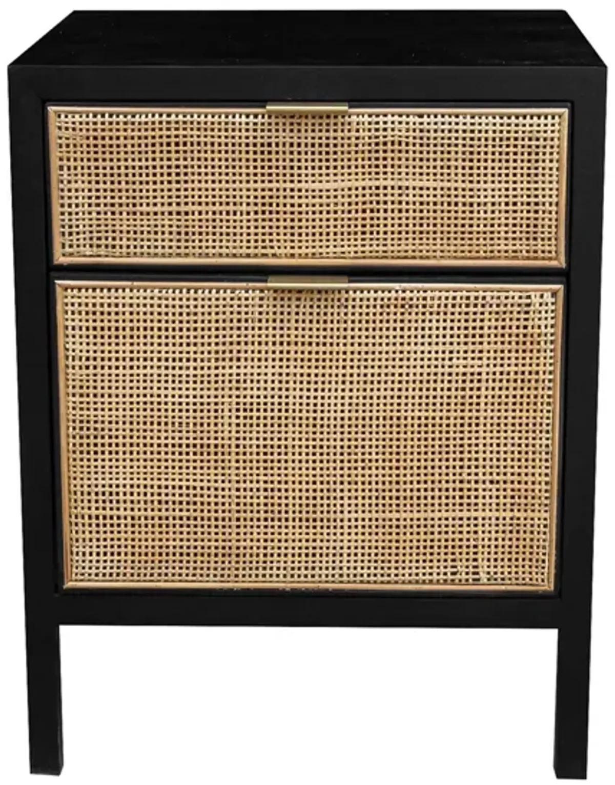 Rattan Filing Cabinet in Ebony by LH Imports Ltd