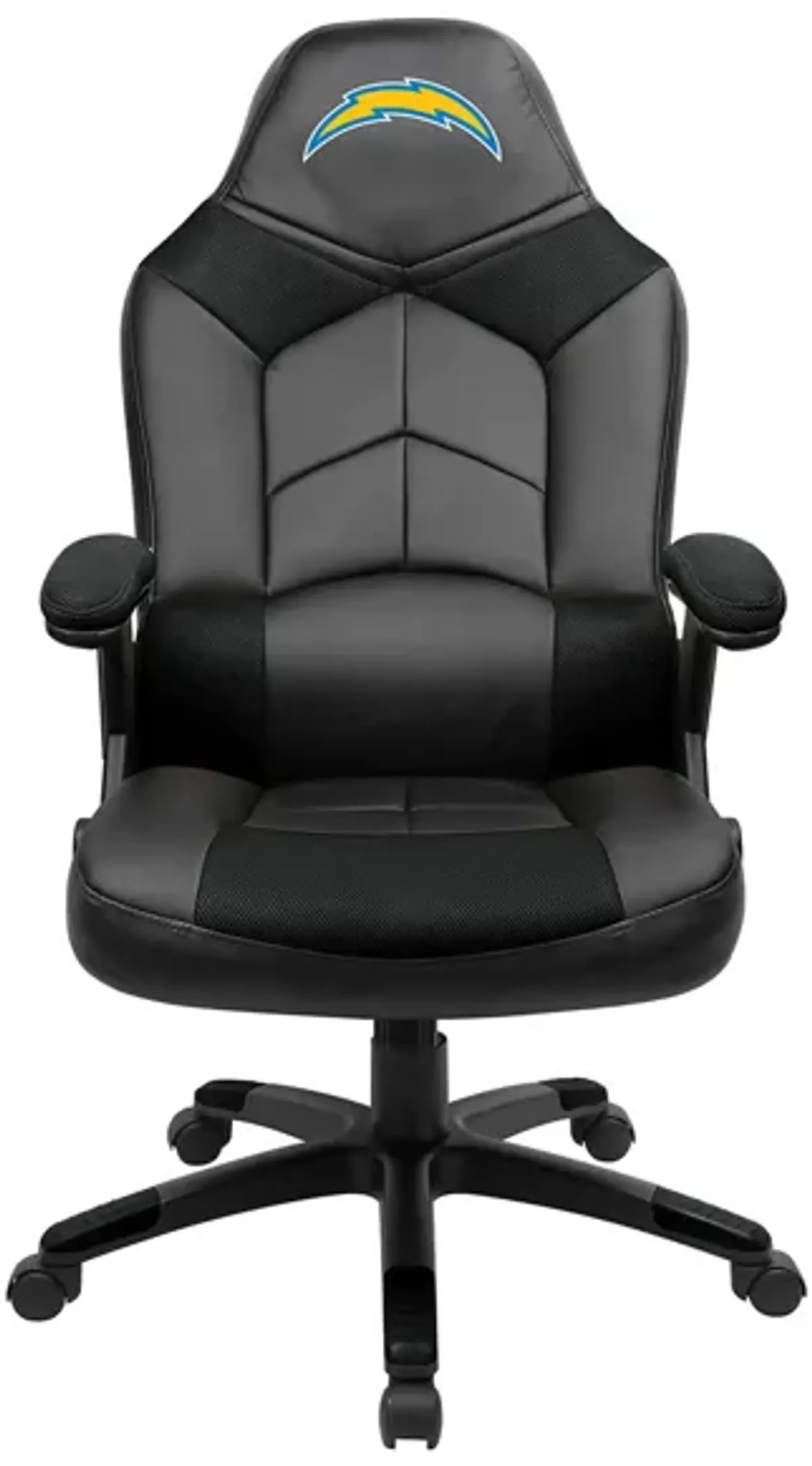 NFL Faux Leather Oversized Gaming Chair in LA Chargers by Imperial International