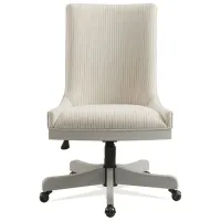 Osborne Upholstered Desk Chair in Gray Skies by Riverside Furniture