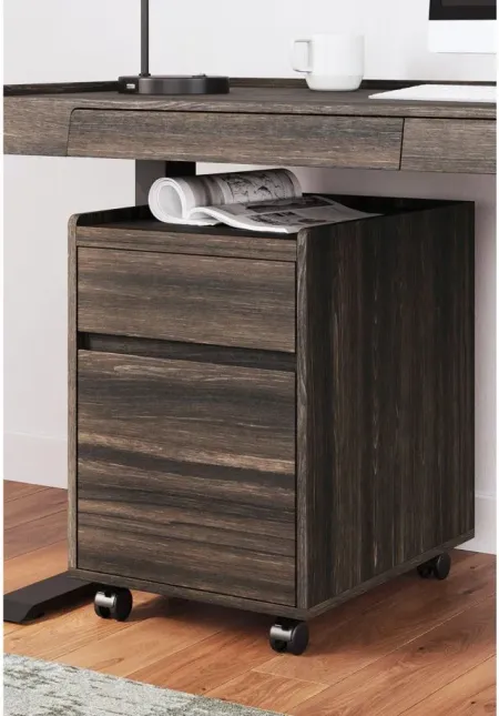 Zendex File Cabinet in Brown by Ashley Express