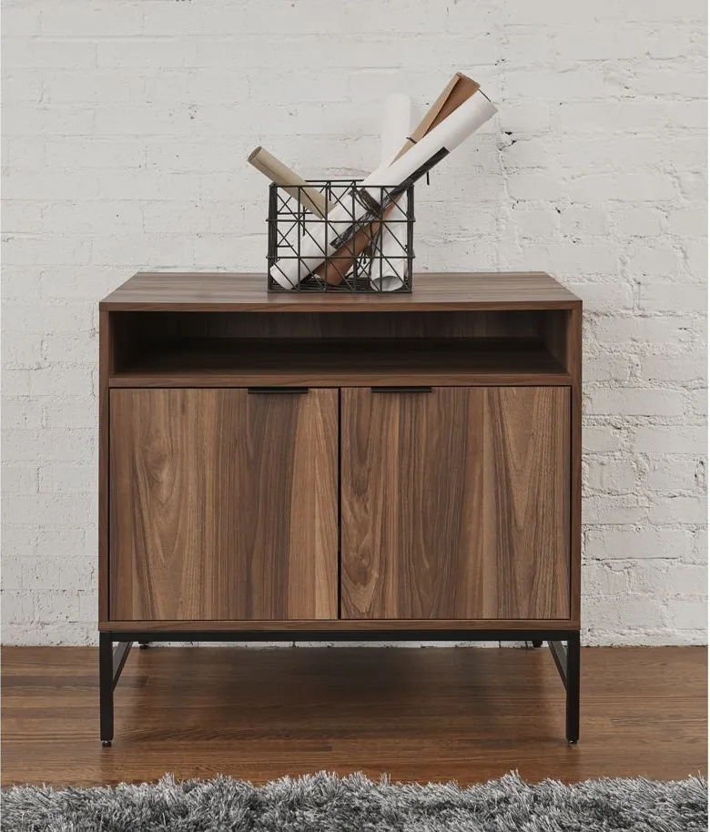 Sierra Printer Cabinet in Walnut by Unique Furniture