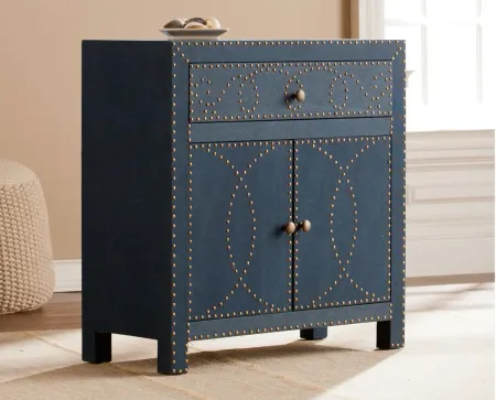 Reign Double Door Cabinet in Blue by SEI Furniture