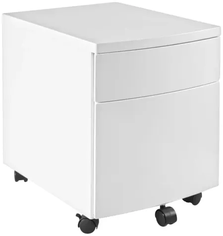 Ingo File Cabinet in White by EuroStyle