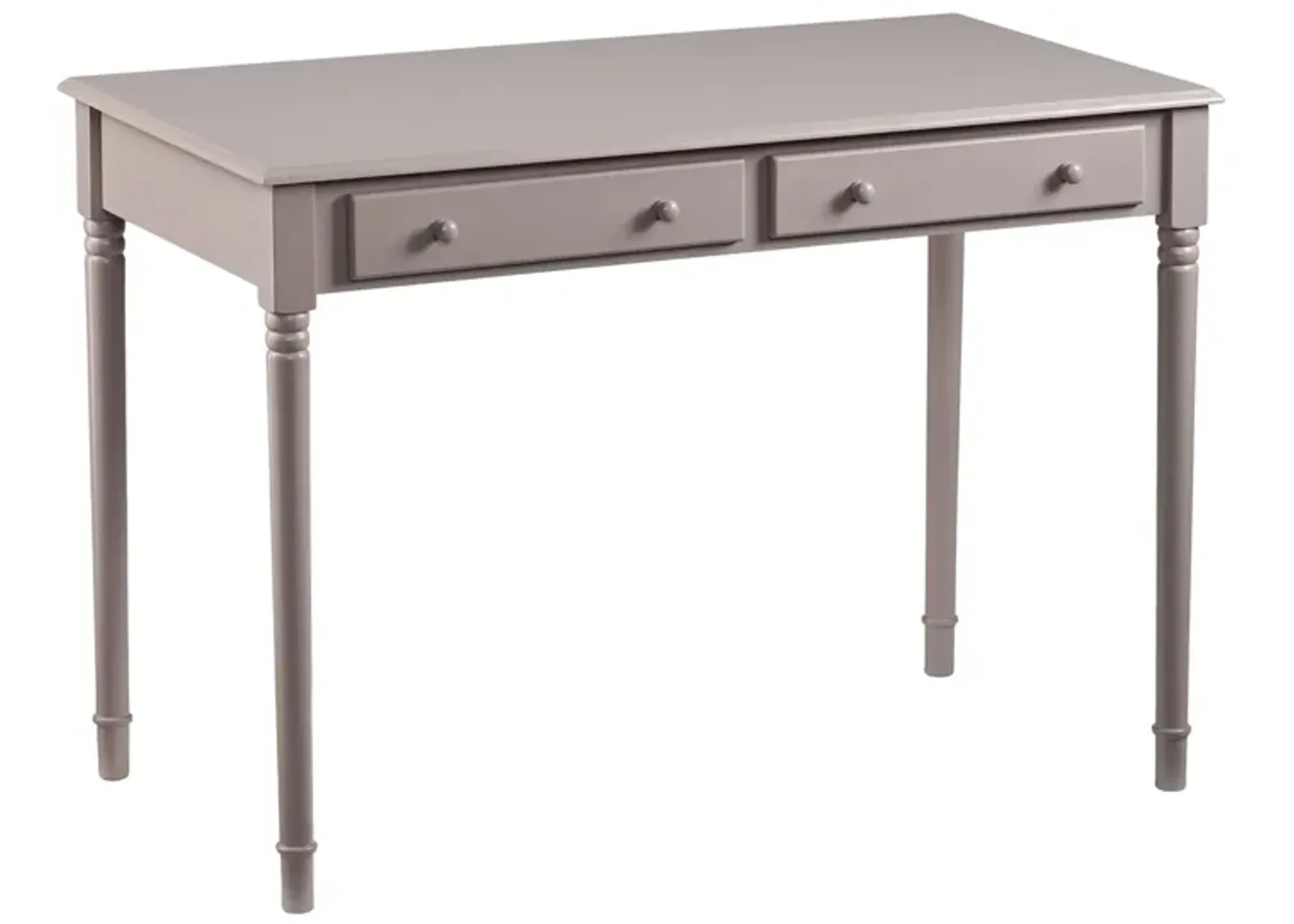 Sharlene Gray 2 -Drawer Writing Desk in Gray by SEI Furniture