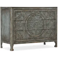 La Grange Lockhart Three-Drawer Accent Chest in Blue by Hooker Furniture