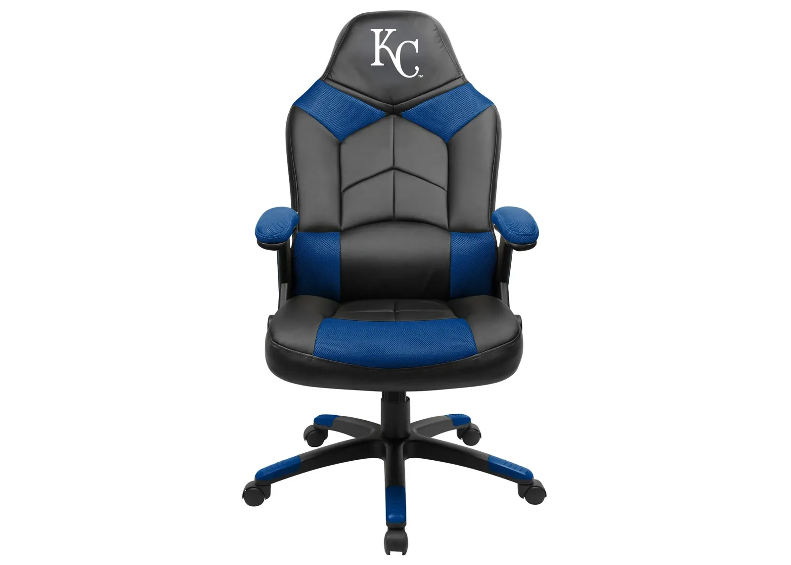 MLB Faux Leather Oversized Gaming Chair in Kansas City Royals by Imperial International