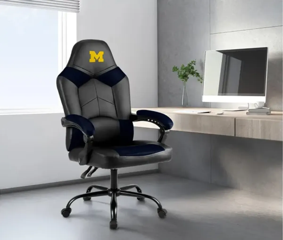 NCAA Faux Leather Oversized Gaming Chair