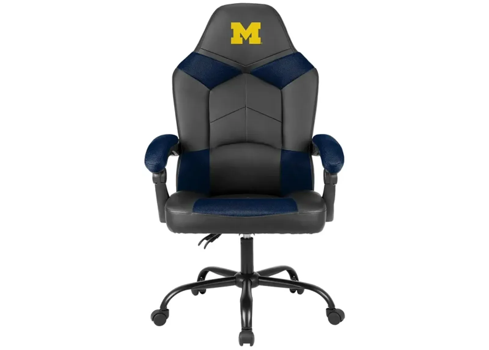 NCAA Faux Leather Oversized Gaming Chair in University Of Michigan by Imperial International