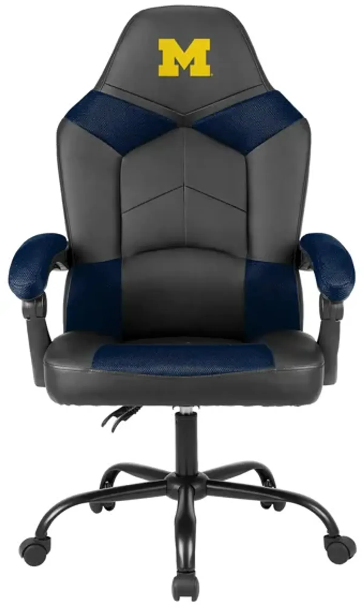 NCAA Faux Leather Oversized Gaming Chair in University Of Michigan by Imperial International