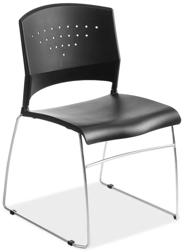 Cynagua Side Chair in Black; Chrome by Coe Distributors